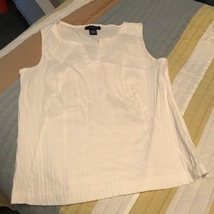 White Ann Taylor Tank Top